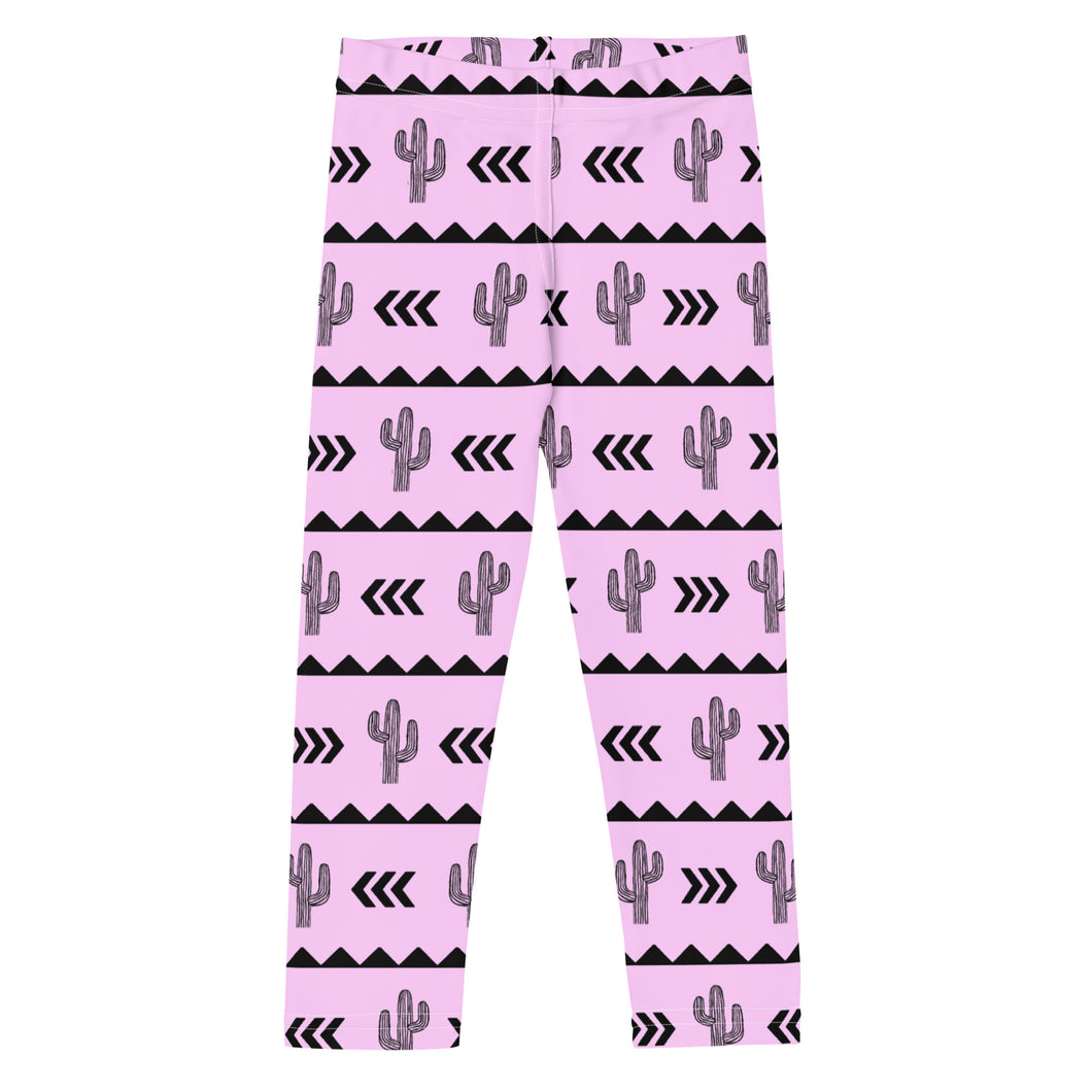 Cactus Aztec Pink - Kid's Leggings