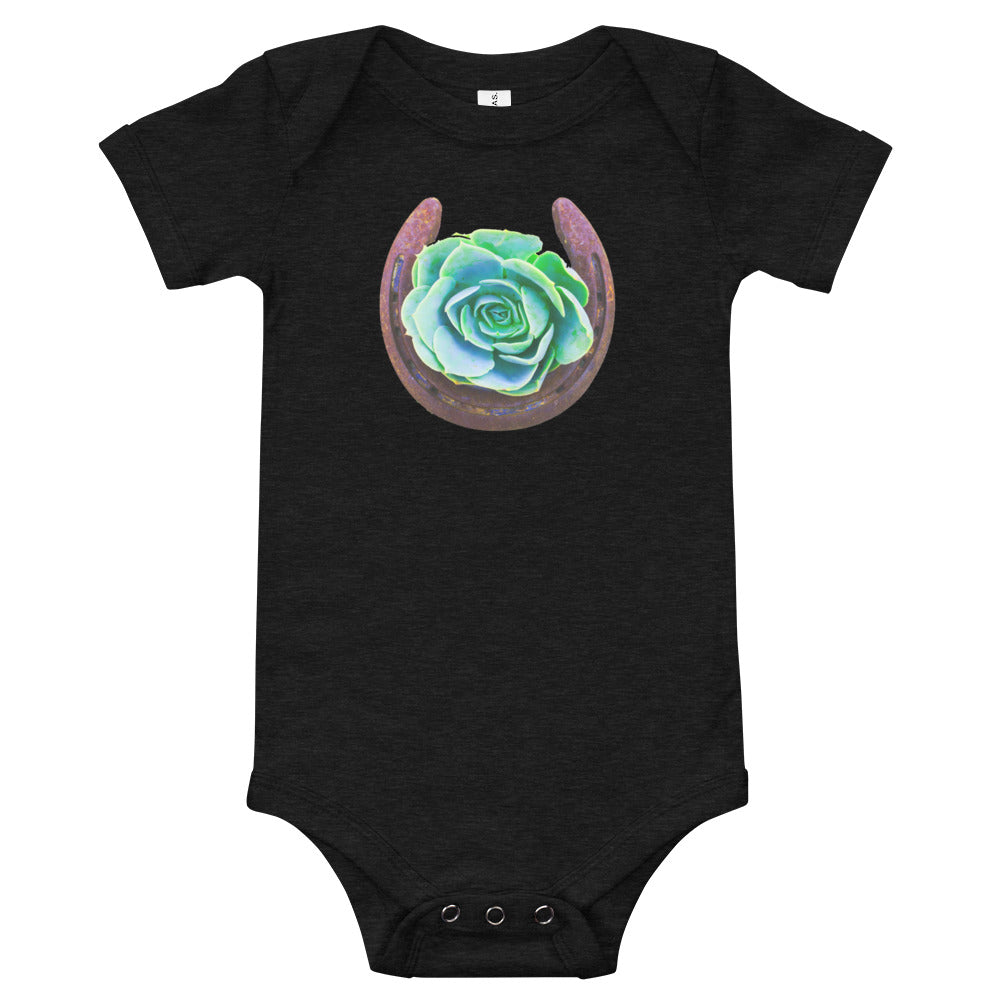 succulent onesie Succulent Horseshoe