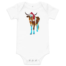 Load image into Gallery viewer, Santa Steer Baby/Toddler onesie
