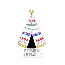 Load image into Gallery viewer, Teepee sticker
