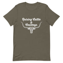 Load image into Gallery viewer, Raising Cattle &amp; Cowboys T-shirt
