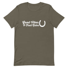 Load image into Gallery viewer, Good Vibes &amp; Trail Rides T-shirt
