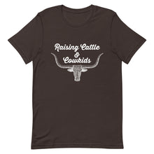 Load image into Gallery viewer, Raising Cattle &amp; Cowkids T-shirt
