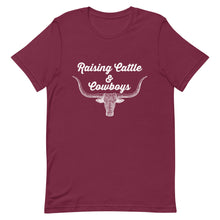 Load image into Gallery viewer, Raising Cattle &amp; Cowboys T-shirt

