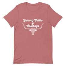 Load image into Gallery viewer, Raising Cattle &amp; Cowboys T-shirt
