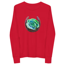 Load image into Gallery viewer, Succulent Horseshoe - Youth long sleeve tee
